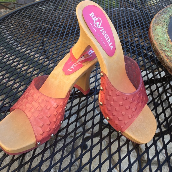 buggy_pink1.jpg Pink Jelly wood heels